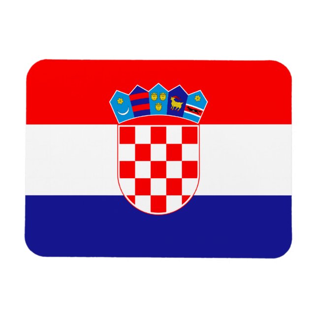 Magnet Flexible Drapeau Croatie (Horizontal)