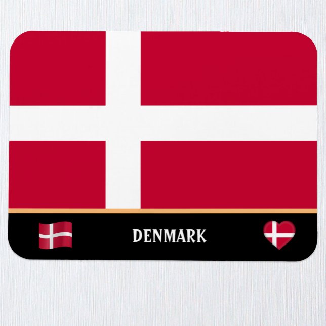 Magnet Flexible Drapeau danois & Voyage de pays danois / Danemark (Créateur téléchargé)