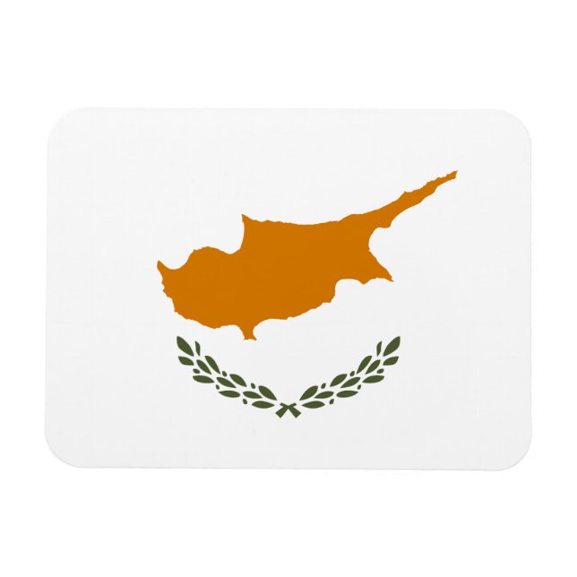 Magnet Flexible Drapeau de Chypre (Horizontal)