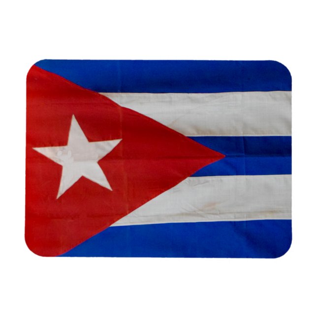 Magnet Flexible Drapeau de Cuba Aimant photo flexible (Horizontal)