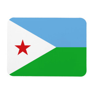Magnet Flexible Drapeau de Djibouti