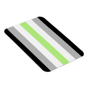 Magnet Flexible Drapeau de fierté agender