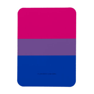 Magnet Flexible Drapeau de fierté bisexuelle de SlipperyJoe couleu