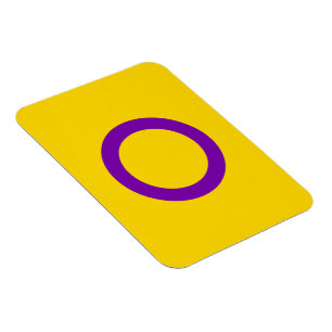 Magnet Flexible Drapeau de fierté intersexe