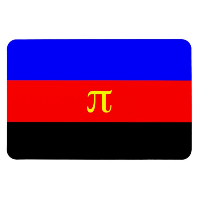 Magnet Flexible Drapeau de fierté polyamoureuse (Horizontal)