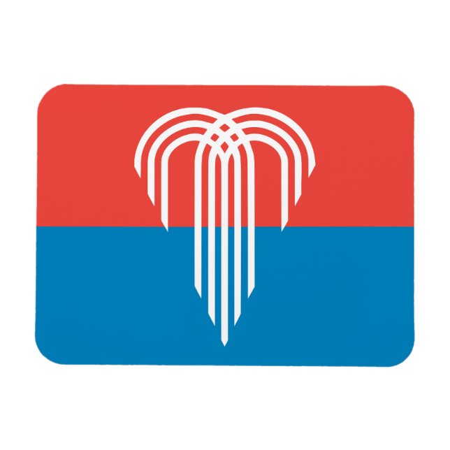 Magnet Flexible Drapeau de Kansas City (Missouri) (Horizontal)