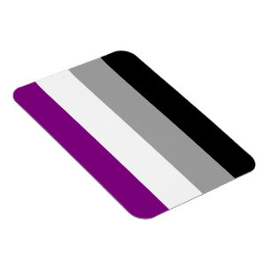 Magnet Flexible Drapeau de la fierté asexuelle