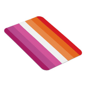 Magnet Flexible Drapeau de la fierté lesbienne
