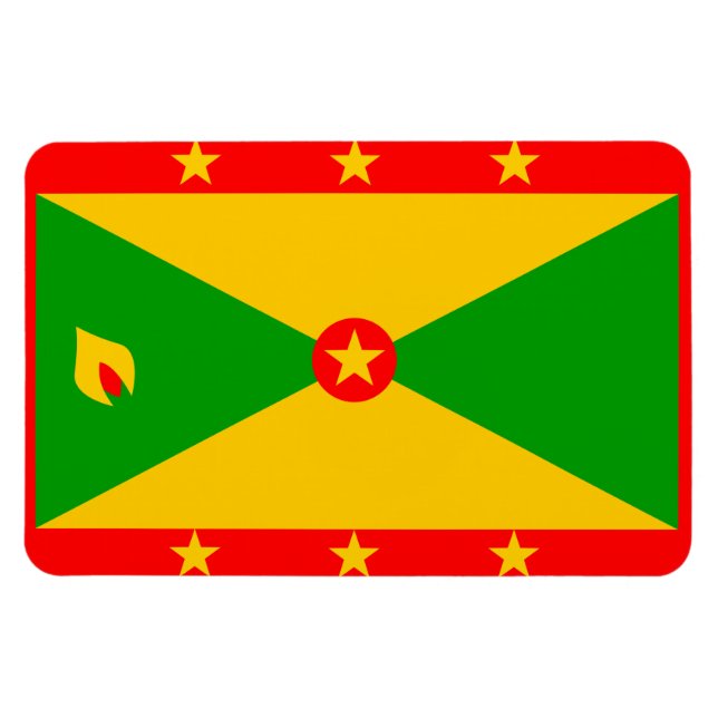 Magnet Flexible Drapeau de la Grenade (Horizontal)
