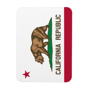 Magnet Flexible Drapeau de la République de Californie