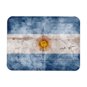 Magnet Flexible Drapeau de l'Argentine patinée