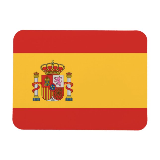 Magnet Flexible Drapeau de l'Espagne (Horizontal)