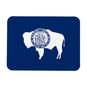 Magnet Flexible Drapeau de l'État du Wyoming