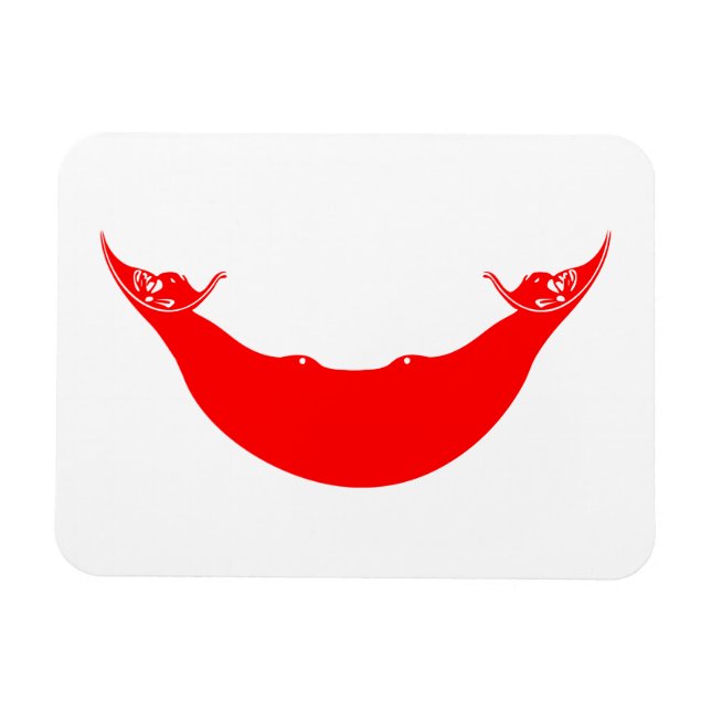 Magnet Flexible Drapeau de l'île de Pâques (Horizontal)