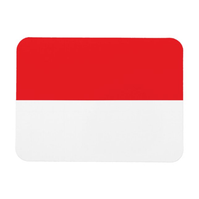 Magnet Flexible Drapeau de l'Indonésie (Horizontal)