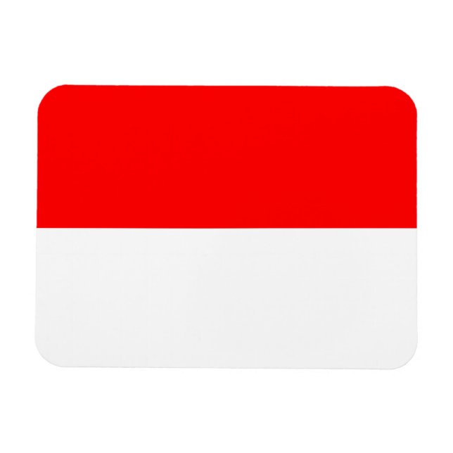 Magnet Flexible Drapeau de l'Indonésie (Horizontal)