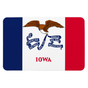 Magnet Flexible Drapeau de l'Iowa