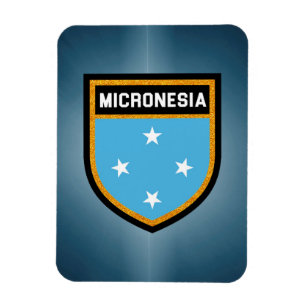 Magnet Flexible Drapeau de Micronésie