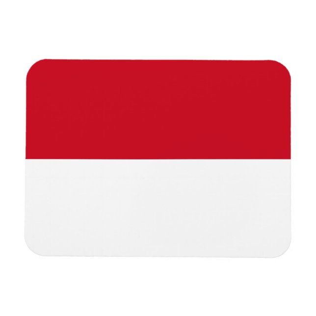 Magnet Flexible Drapeau de Monaco (Horizontal)