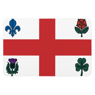 Magnet Flexible Drapeau de MONTRÉAL