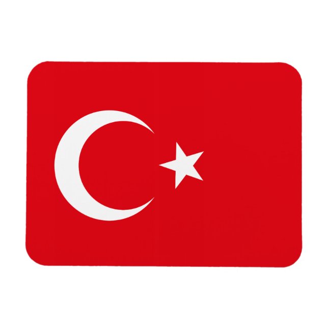 Magnet Flexible Drapeau de Turquie - Magnat Premium (Horizontal)