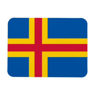 Magnet Flexible Drapeau des îles Åland patriotiques