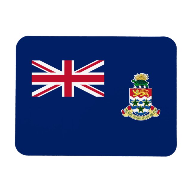 Magnet Flexible Drapeau des îles Caïmans (Horizontal)