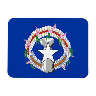 Magnet Flexible Drapeau des îles Mariannes du Nord