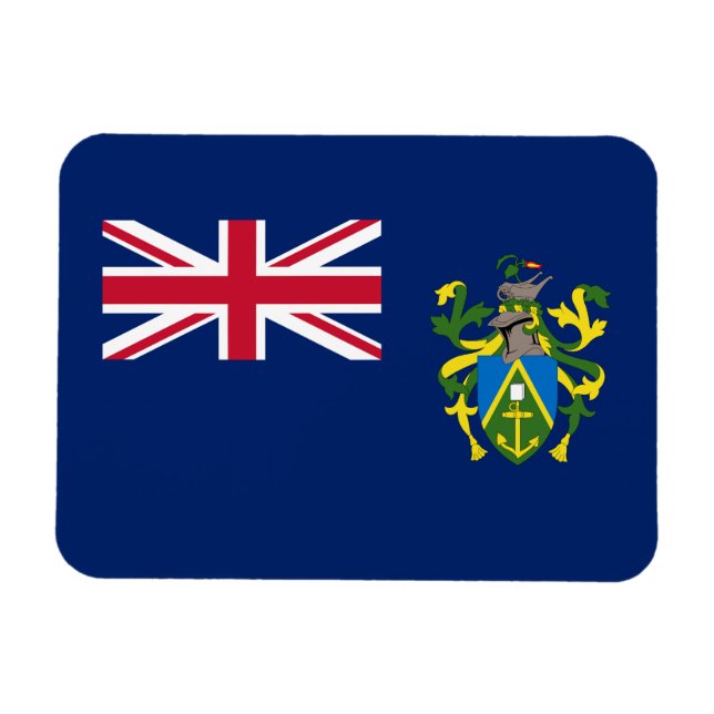 Magnet Flexible Drapeau des îles Pitcairn (Horizontal)