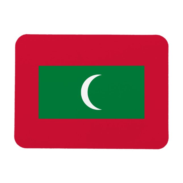 Magnet Flexible Drapeau des Maldives (Horizontal)