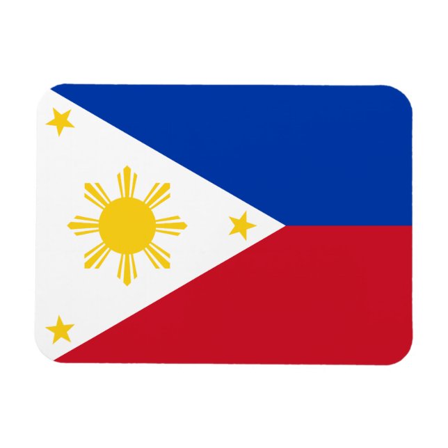 Magnet Flexible Drapeau des Philippines (Horizontal)