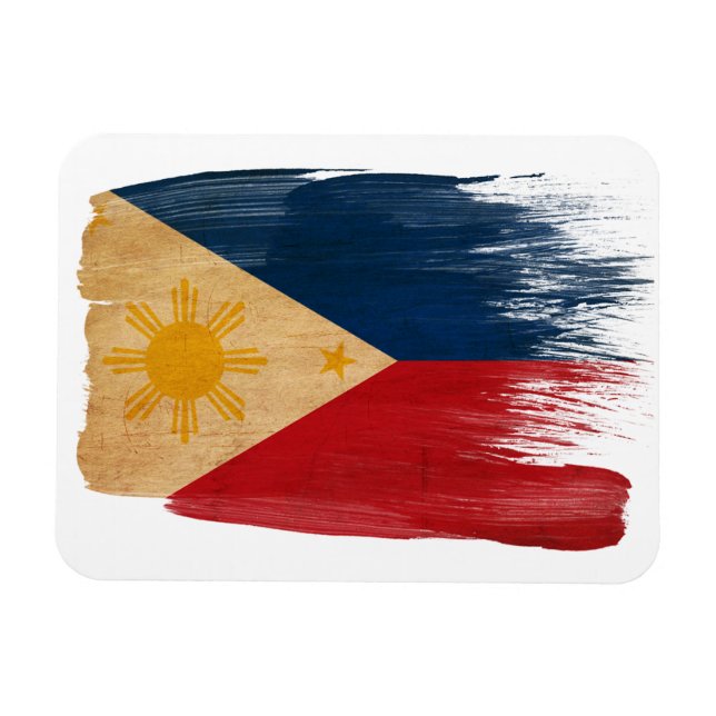 Magnet Flexible Drapeau des Philippines (Horizontal)