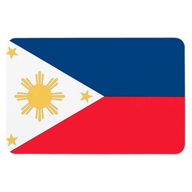 Magnet Flexible Drapeau des Philippines (Horizontal)