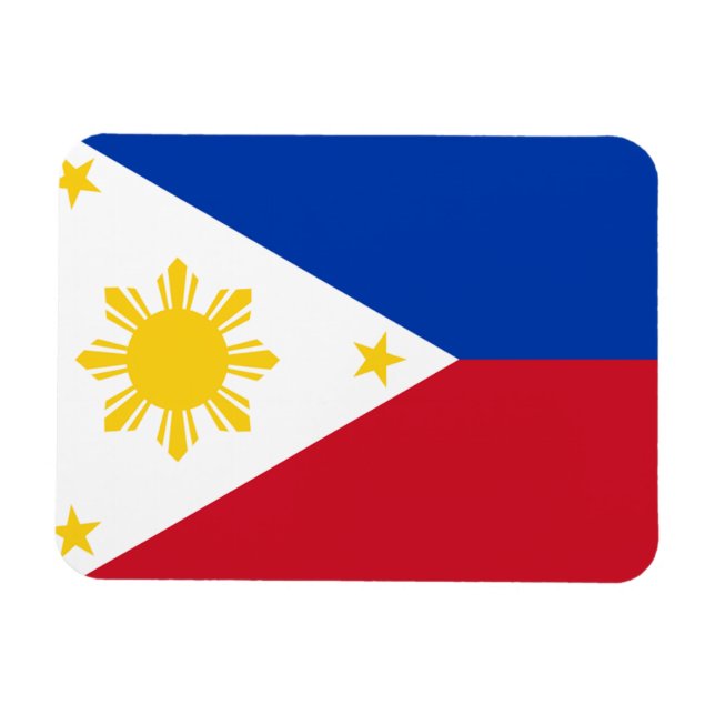 Magnet Flexible Drapeau des Philippines (Horizontal)