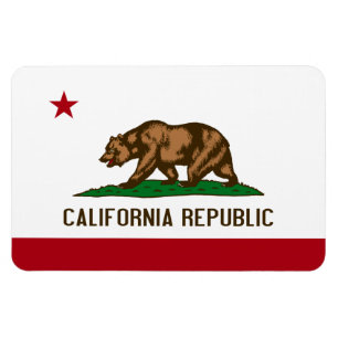 Magnet Flexible Drapeau d'État de Californie