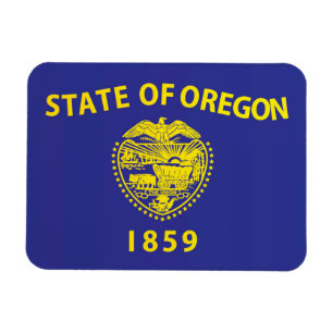 Magnet Flexible Drapeau d'État de l'Oregon, États-Unis