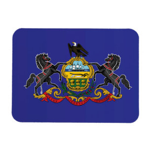 Magnet Flexible Drapeau d'État de Pennsylvanie, États-Unis