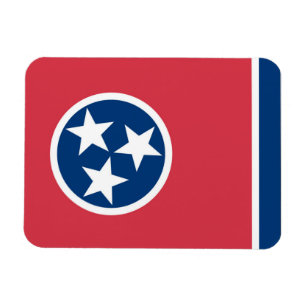 Magnet Flexible Drapeau d'État du Tennessee, États-Unis
