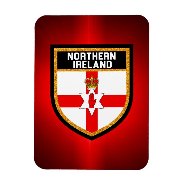 Magnet Flexible Drapeau d'Irlande du Nord (Vertical)