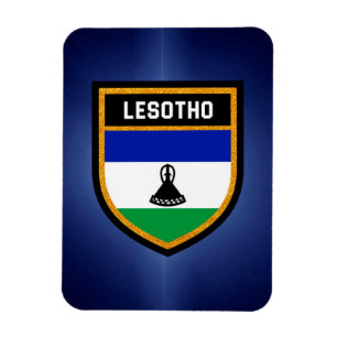 Magnet Flexible Drapeau du Lesotho