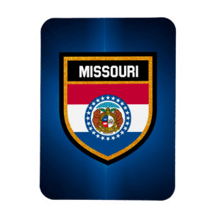 Magnet Flexible Drapeau du Missouri