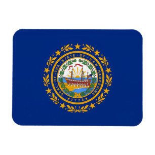Magnet Flexible Drapeau du New Hampshire