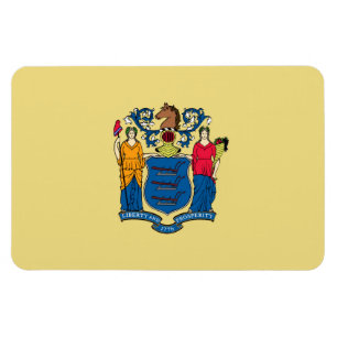 Magnet Flexible Drapeau du New Jersey