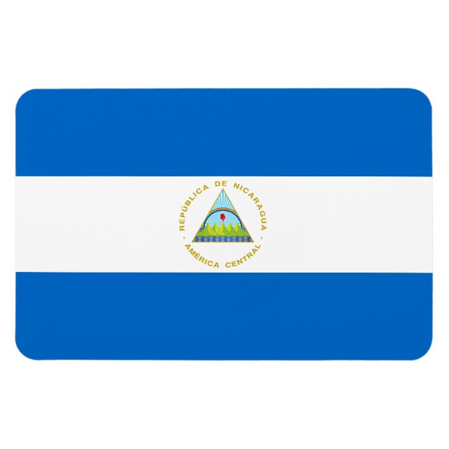 Magnet Flexible Drapeau du Nicaragua (Horizontal)
