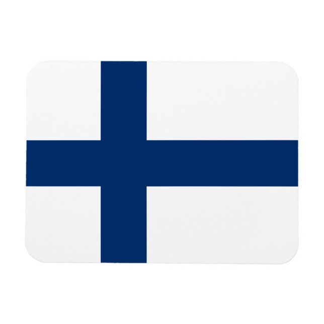 Magnet Flexible Drapeau Finlande (Horizontal)