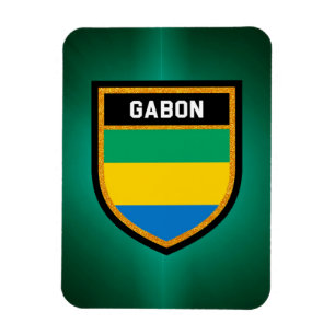 Magnet Flexible Drapeau Gabon