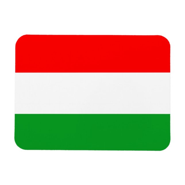 Magnet Flexible Drapeau Hongrie (Horizontal)
