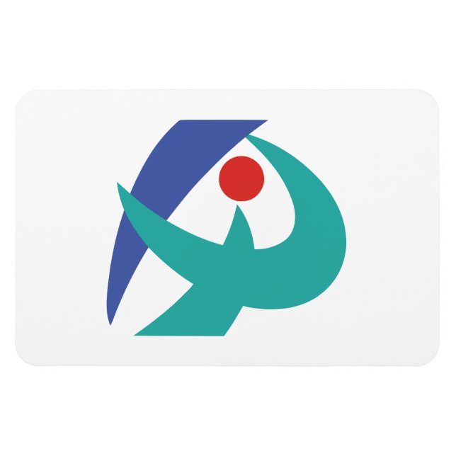 Magnet Flexible Drapeau Iga, Mie, Japon (Horizontal)