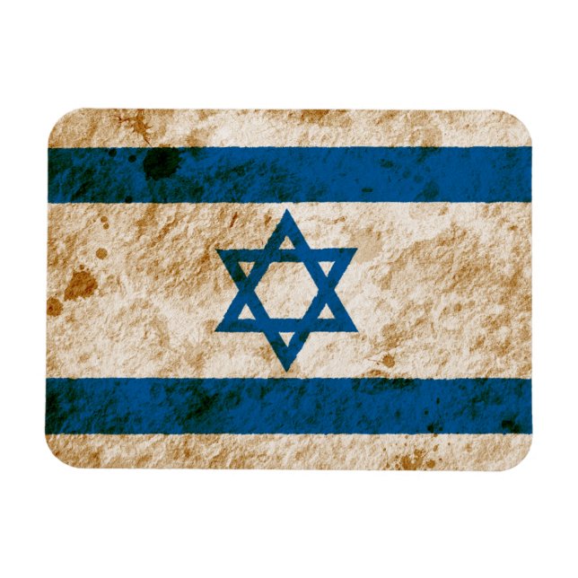 Magnet Flexible Drapeau israélien robuste (Horizontal)