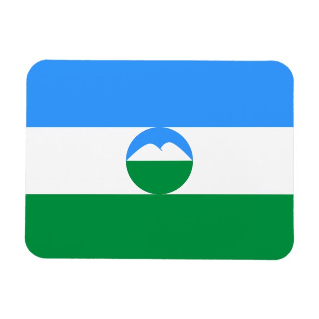 Magnet Flexible Drapeau Kabardino Balkaria (Horizontal)
